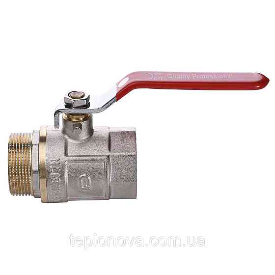 Кран кульовий прямий Q PROFESSIONAL 1 1/2" НВ КР PN40 QP152 Чернівці