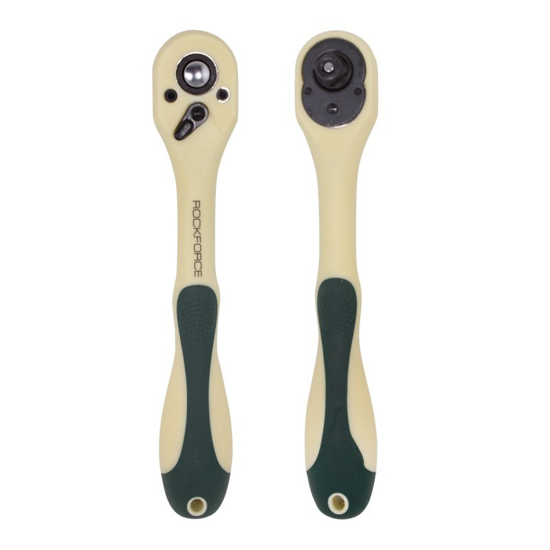 Трещотка реверсивная, двухкомпонентная рукоятка 3/8''(L-195мм, 72зуб) RockFORCE RF-802372 Одесса - изображение 2