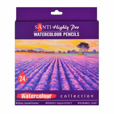 Олівці кольорові Santi Highly Pro 24 шт акварельні (742385) Вінниця - фото 1