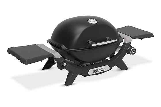 Газовый гриль Weber Q1200N Black с боковыми столиками 1501070 Код: 012982 Ровно