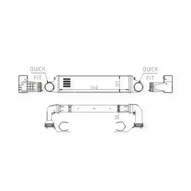 Радиатор BMW 3 (E46), X3 (E83) 2.0, 3.0 99- интеркулера Мукачево - изображение 1
