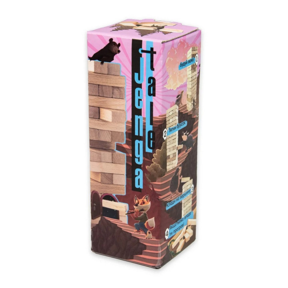 Настільна гра "Jenga Tale" 30966, 48 брусків, українською мовою Вінниця - фото 2