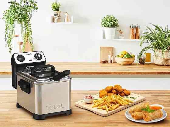 Фритюрниця Tefal Filtra Pro FR511170 ( нержавіюча сталь із чорним ) Харків