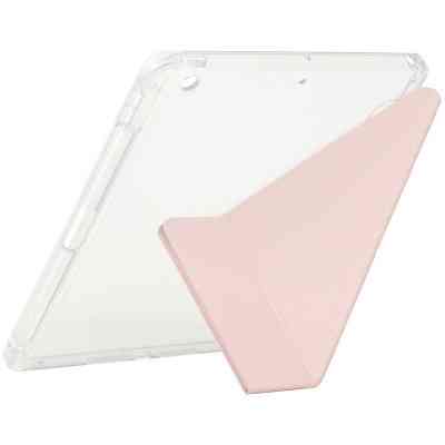 Чохол до планшета BeCover Ultra Slim Origami Transparent Apple Pencil Apple iPad 10.2 2019/2020/2021 Pink (711100) Вінниця