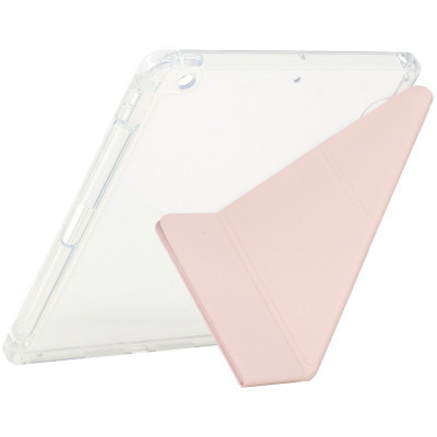 Чехол для планшета BeCover Ultra Slim Origami Transparent Apple Pencil Apple iPad 10.2 2019/2020/2021 Pink (711100) Винница - изображение 2