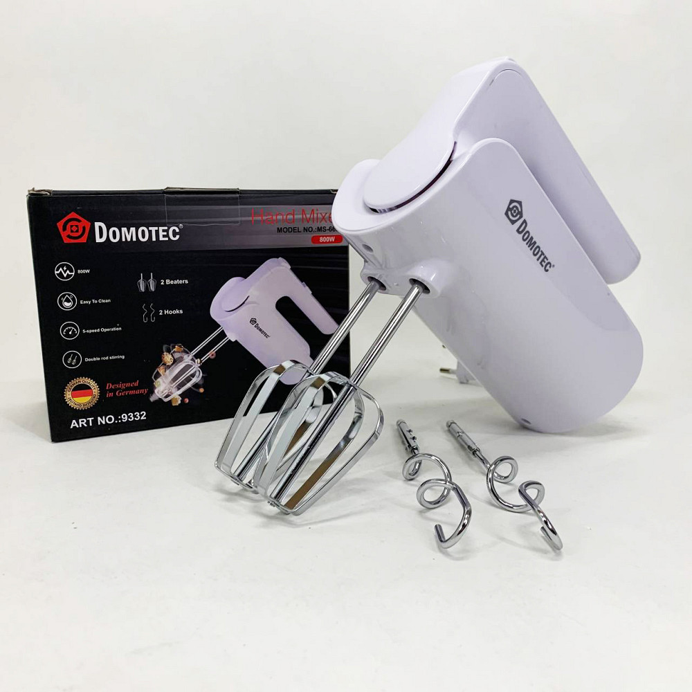 Бытовой миксер для взбивания крема Domotec, Миксер с высокой мощностью Хороший для теста PJ-15 Львов - изображение 3