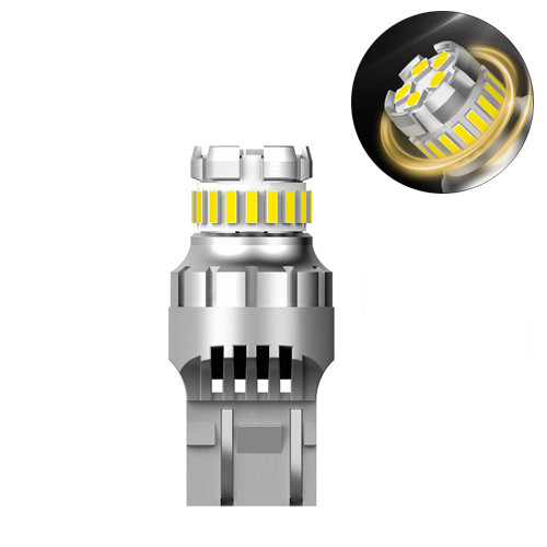 LED T20 W21W лампа в автомобіль 2шт, 18+5 SMD 4014 3030, з обманкою, білий Вінниця - фото 1