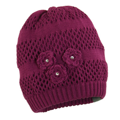 Шапка детская Huppa GLORIA 8343BASE бордовый S (4741468769530) Винница - изображение 1