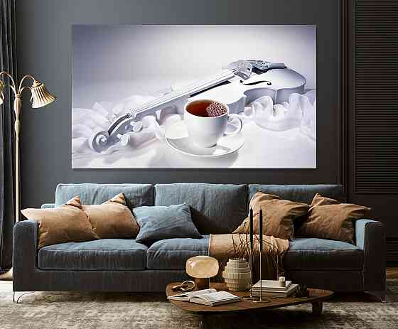 Картина холст в гостиную / спальню  Скрипка     MLP_163 80х160см Киев