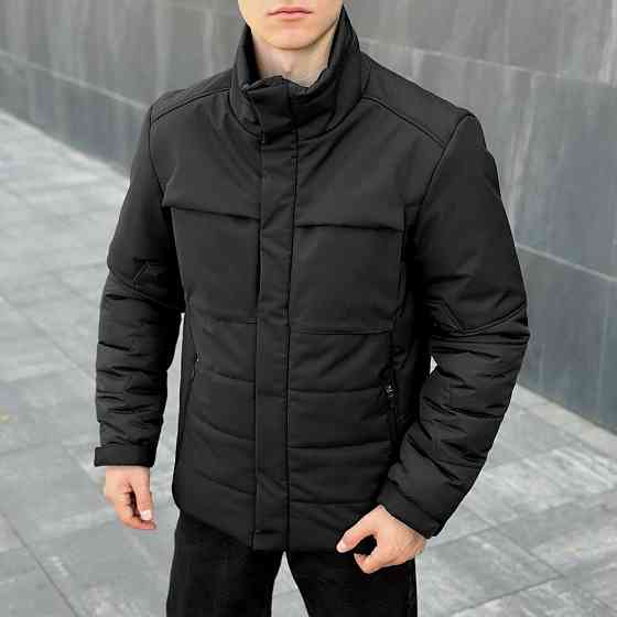 Демісезонна чорна чоловіча куртка Pobedov Darkness. Куртка весна осінь для чоловіків чорна Київ