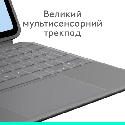 Чохол до планшета Logitech Combo Touch for iPad Air 13-inch (M2) OXFORD GREY - US (L920-012618) Вінниця - фото 3
