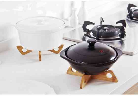 Подставка под горячее из натурального дерева, двухсторонняя Винница