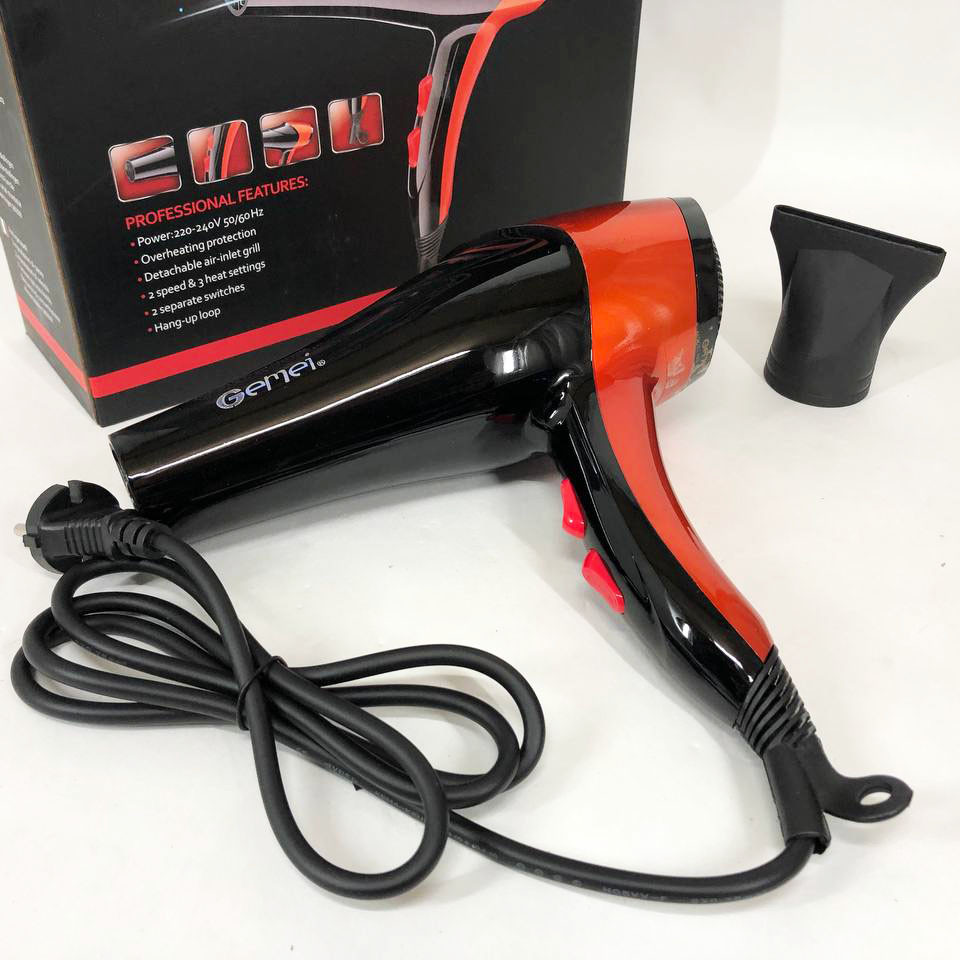 Фен для волос 2 режима температуры, Женский профессиональный фен для укладки волос ER-69 Львов - изображение 8