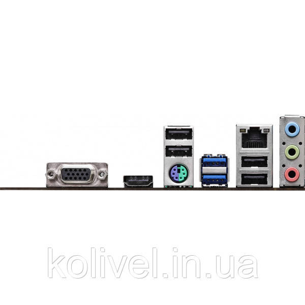 ASRock H610M-HVS (1700/H610, 2*DDR4, 1xPCIex16, HDMI/VGA, 4xSATAІІІ, GLan, 7.1ch, mATX) (H610M-HVS#) Київ - фото 4