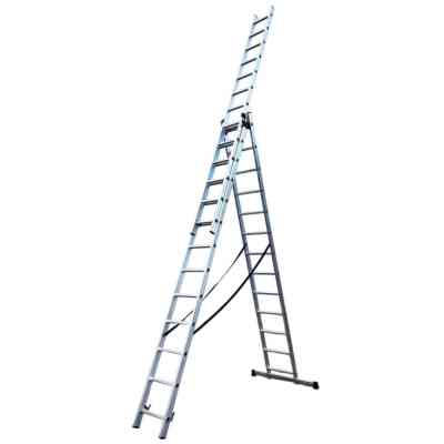 Драбина GTM 3-секції, розкладна, 3*13сх. 3,53-8,93м (KME313) Вінниця