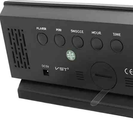 Годинник настільний VST 897L 9090 із зеленою підсвіткою, чорний Винница