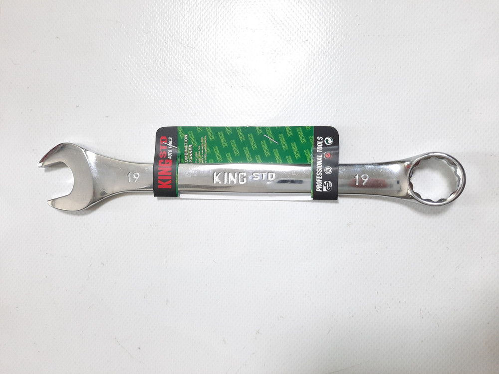 Ключ ріжково-накидний 19мм KingSTD KS-1-19 Винница - изображение 1