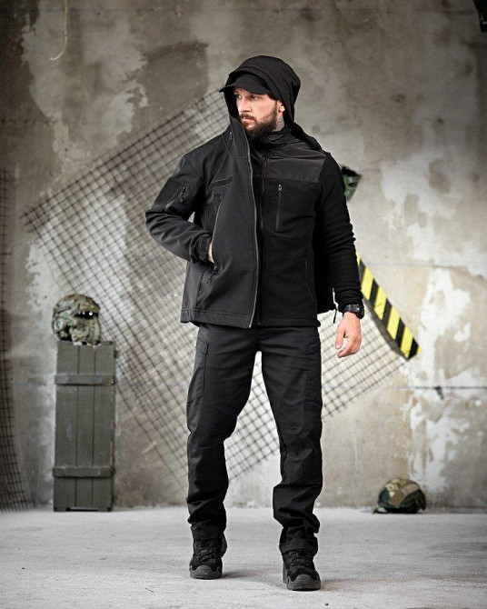 Тактический костюм POLICE  5в1 черный ПП7863 Одесса - изображение 2