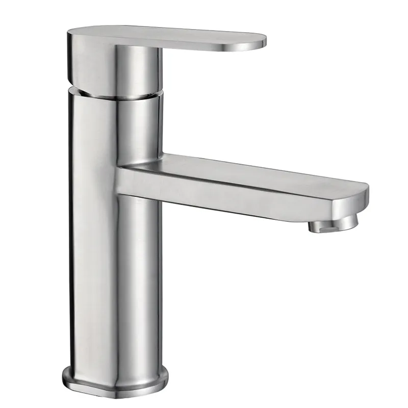 Стильный смеситель для умывальника Zerix LEB-001 из нержавеющей стали SUS304 с современной отделкой (ZX4806) Харьков - изображение 1