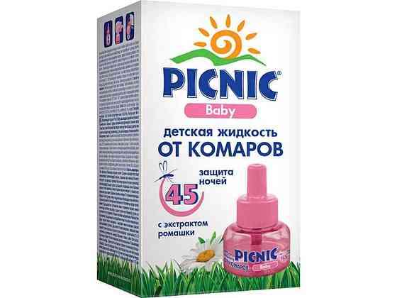 Рідина від комарів 30 мл (45 ночей) Picnic Baby ТМ PICNIC Київ