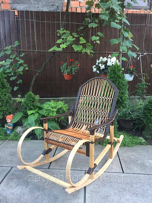 Качалка плетеная из лозы Киев - изображение 3