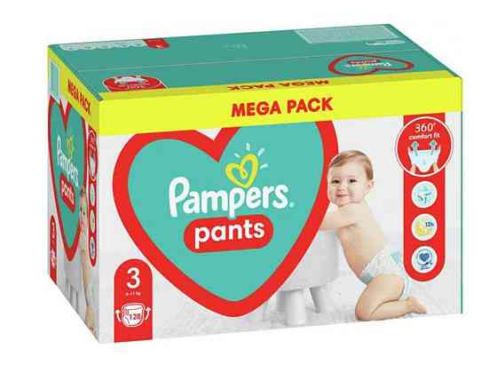 Підгузки-трусики Pants Розмір 3 (6-11 кг) 128 шт. ТМ Pampers Київ