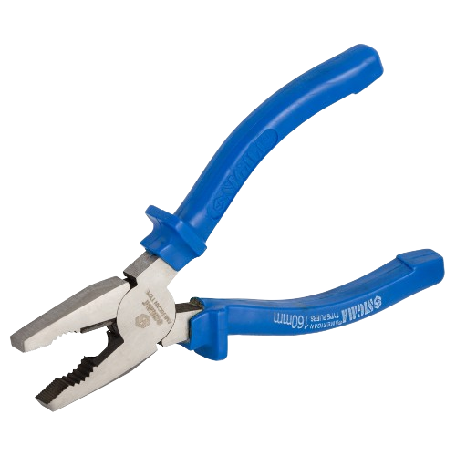 Плоскогубці 160мм синій SIGMA Житомир - изображение 5