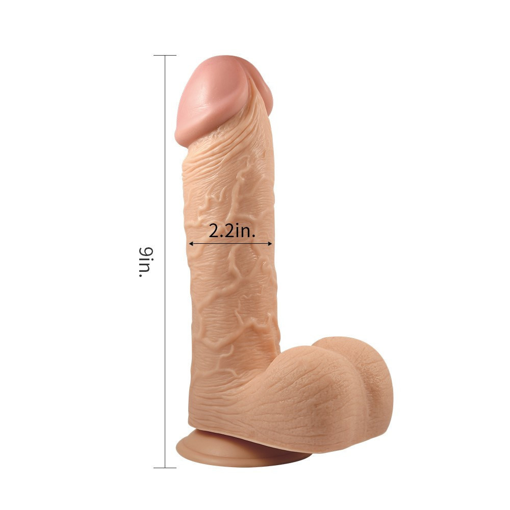 Реалистичный фаллоимитатор с мошонкой 9 KING-SIZED DILDO Sex Aura Киев - изображение 5