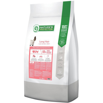 Сухий корм для кішок Nature&apos;s Protection Long hair Adult 18 кг (NPB46031) Вінниця - фото 1