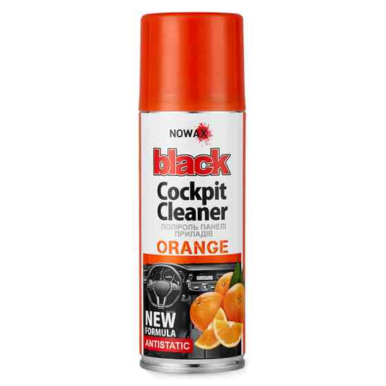 Поліроль для панелі приладів Nowax Cockpit Cleaner Spray Апельсин, 200мл Львів