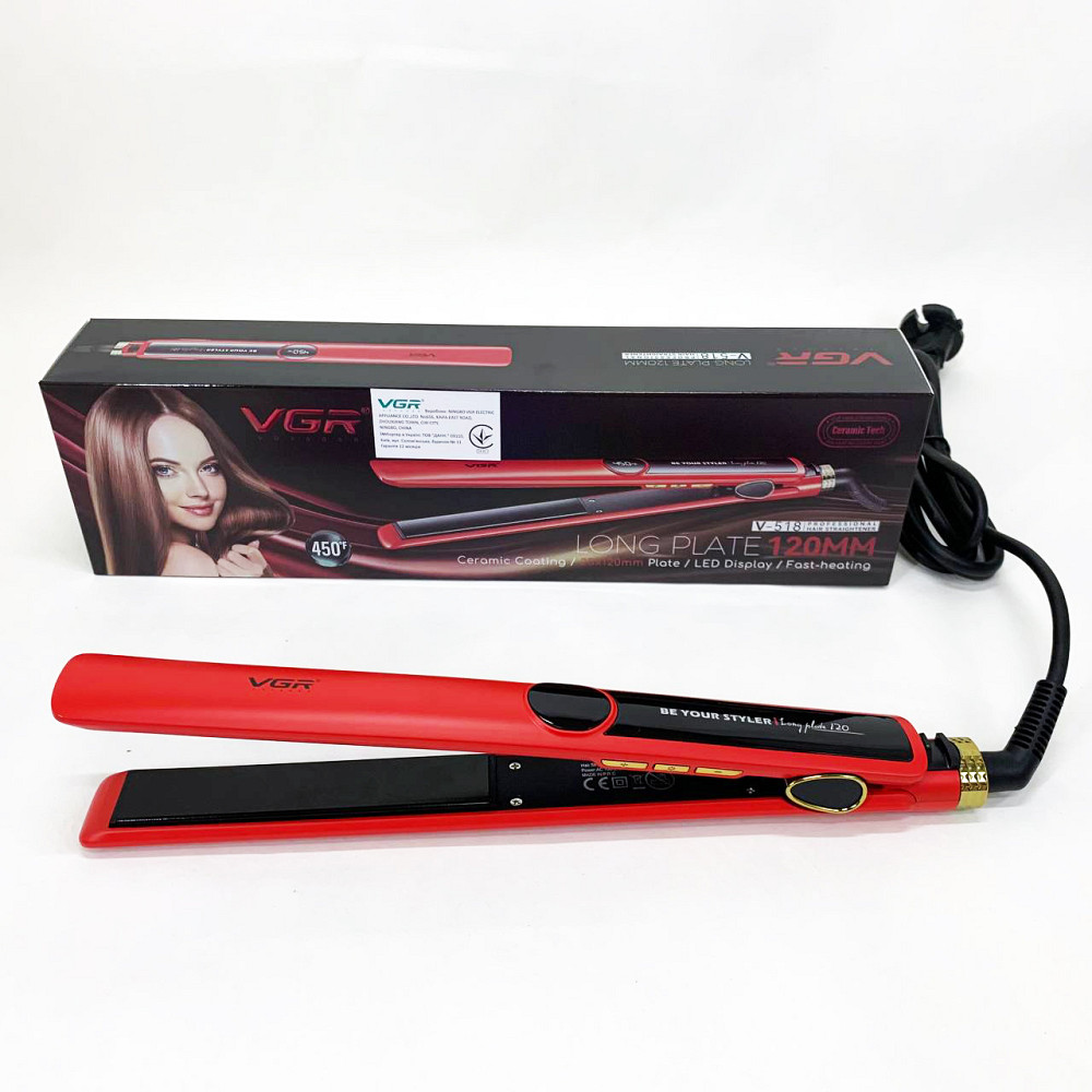 Выпрямитель для волос для поездок VGR V-518, Выпрямитель для парикмахерских Плойка выпрямления MZ-87 Львов - изображение 9