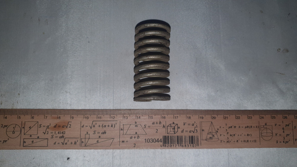 Пружина стиснення 28х55х3 мм. СССР. Харків - фото 1