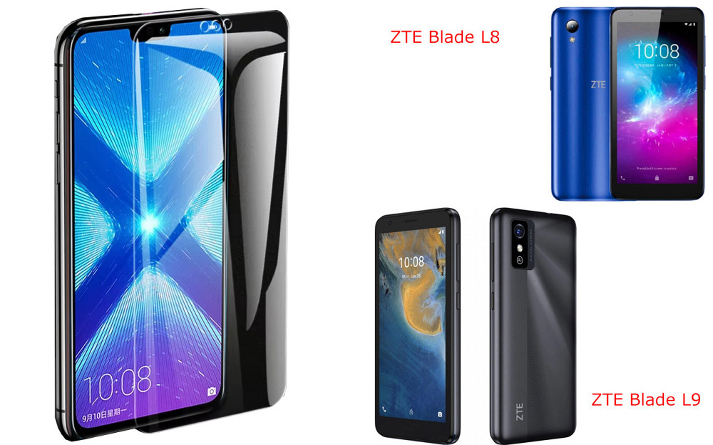 Защитное стекло NeoGlass для ZTE Blade L8, ZTE Blade L9 – ультрапрозрачное и устойчивое Киев - изображение 2