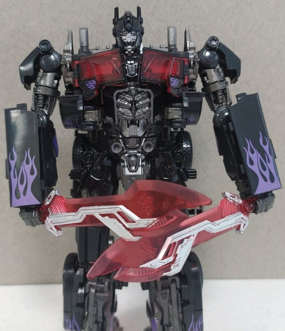 Робот Трансформер НЕМЕЗИС ПРАЙМ 18 см Чорний OPTIMUS PRIME + аксесуари. Київ - фото 8