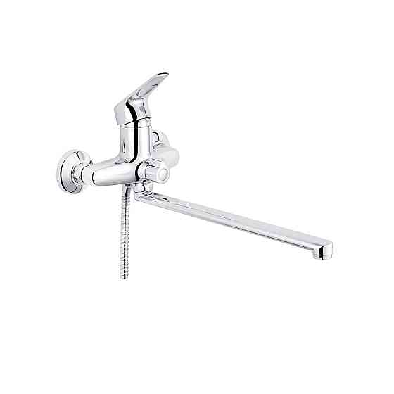 Змішувач для ванни Kroner KRM Odra - C070 з душовим гарнітуром, хром Київ