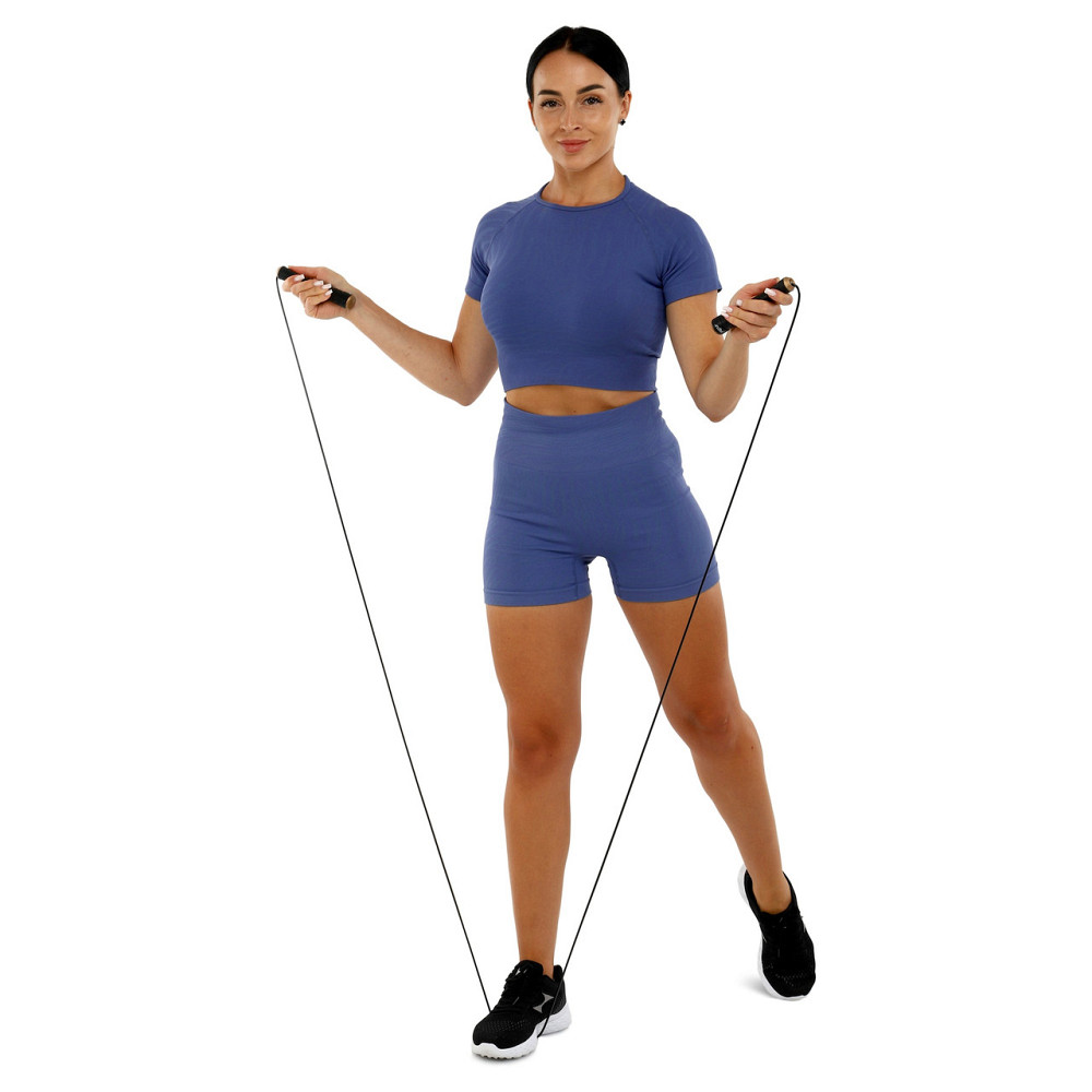 Скакалка з підшипниками J609 3,2 м Вишневе - фото 6