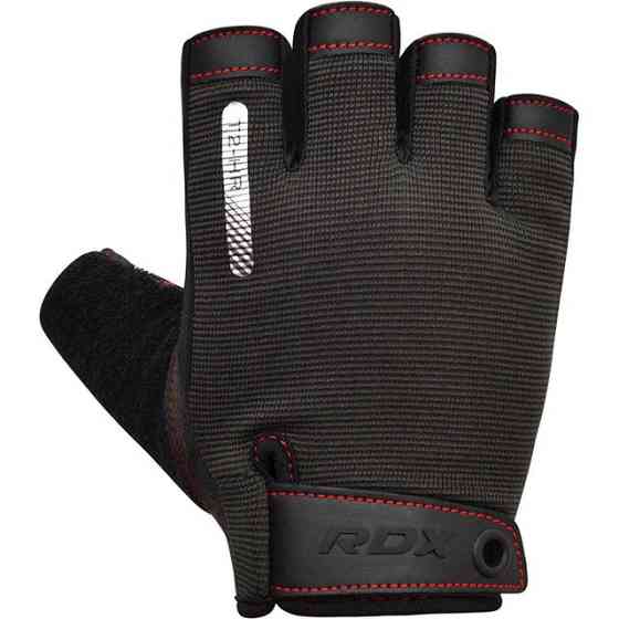 Рукавички для фітнесу RDX T2 Half Red XL Київ