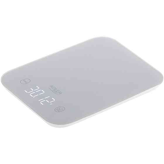 Ваги кухонні Adler AD 3181 grey електронні/ 10кг/ г; кг, фунт/ 2хААА/ автовимкнення/ скло Вінниця