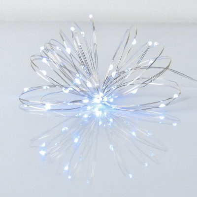 Гірлянда YES! Fun Нитка на мідному дроті 40 LED Холодно-біла 4 м Статична на Батарейках (975028) Вінниця - фото 1