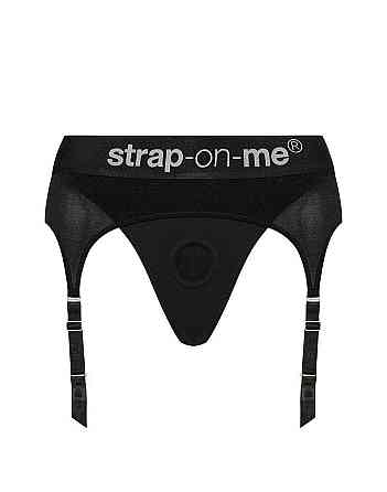 Труси для страпону з підв'обов'язками для панчіх Strap-On-Me REBEL HARNESS - M Sex Aura Київ