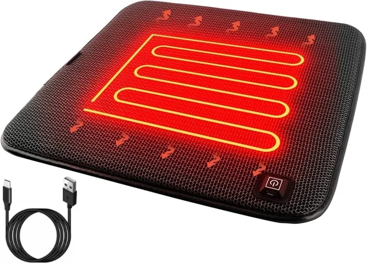 Килимок із підігрівом сидіння з теплом USB нагрівач для ніг на підлогу або сидіння Одеса - фото 7