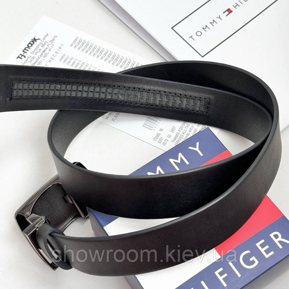 Мужской ремень с пряжкой автомат TH (041) Киев - изображение 6