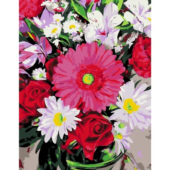 Картина по номерам «Цветочный микс» 35×45см ROSA START Киев