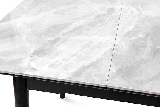 Стіл Нептун 110/140*75 чорний/керам бетон Днепр