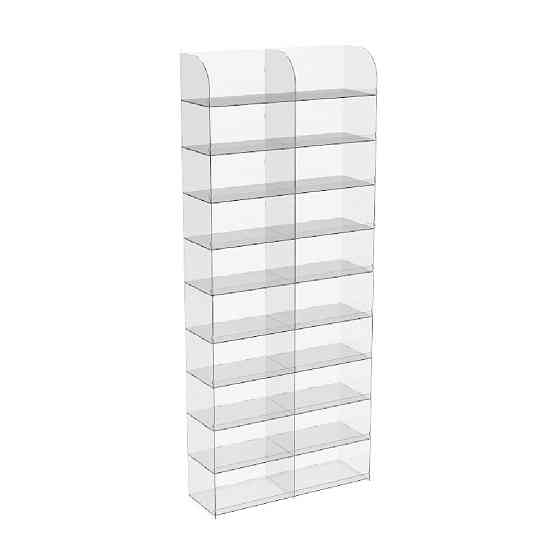 Підставка вітрина EKOSTAR 10 полиць 610х200х1500 Київ