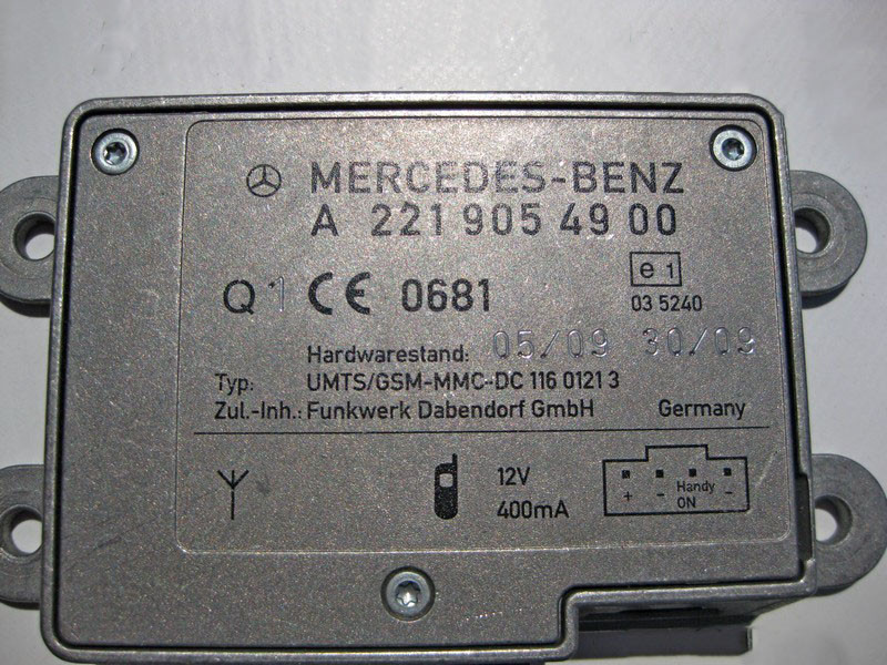 Mercedes-Benz  A2219054900 Антенний підсилювач ML W164 GL X164 E-Class W212 C207 CL C216 S-Class W221 С217 Одесса - изображение 3