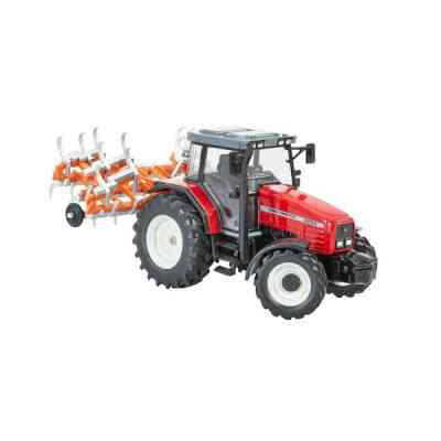 Спецтехніка Britains Трактор Massey Ferguson 6290 з культиватором 1:32 (43335) Вінниця