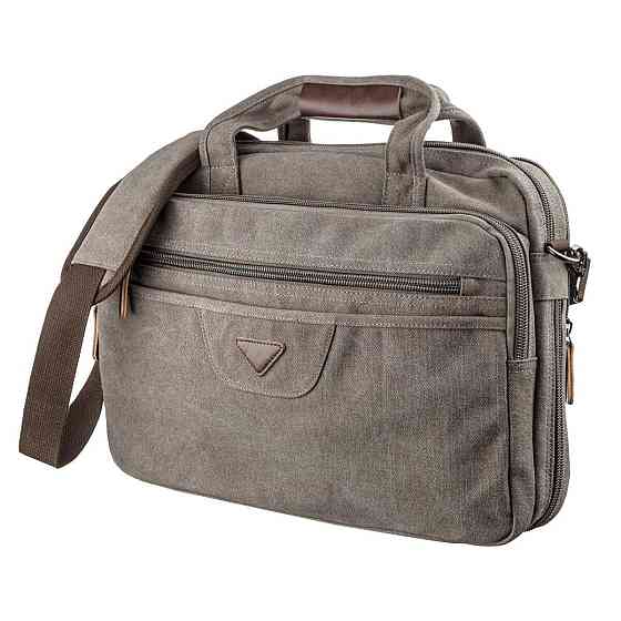 Сумка текстильна для ноутбука 15.6 Vintage 20087 Сіра Київ