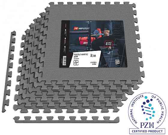 Мат-пазл Hop-Sport EVA 1см HS-A010PM - 6 частин сірий Київ