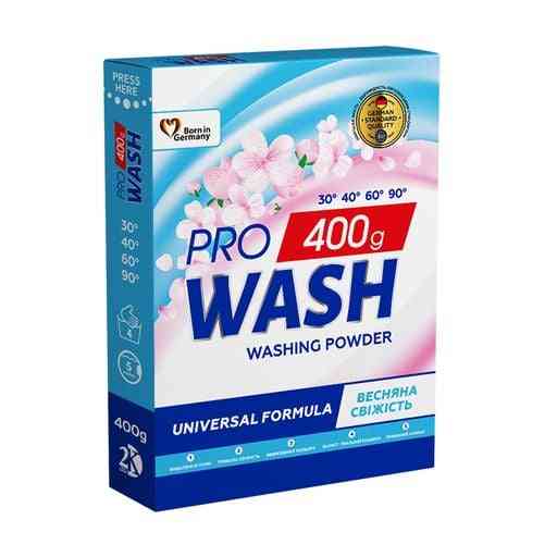 Порошок для прання універсальний весняна свіжість prowash 400г Гостомель